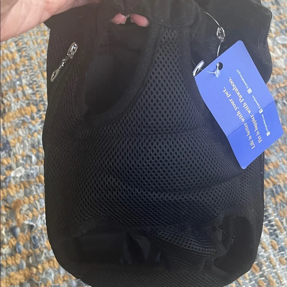NWT Black Mesh Pet Carrier by Pawaboo